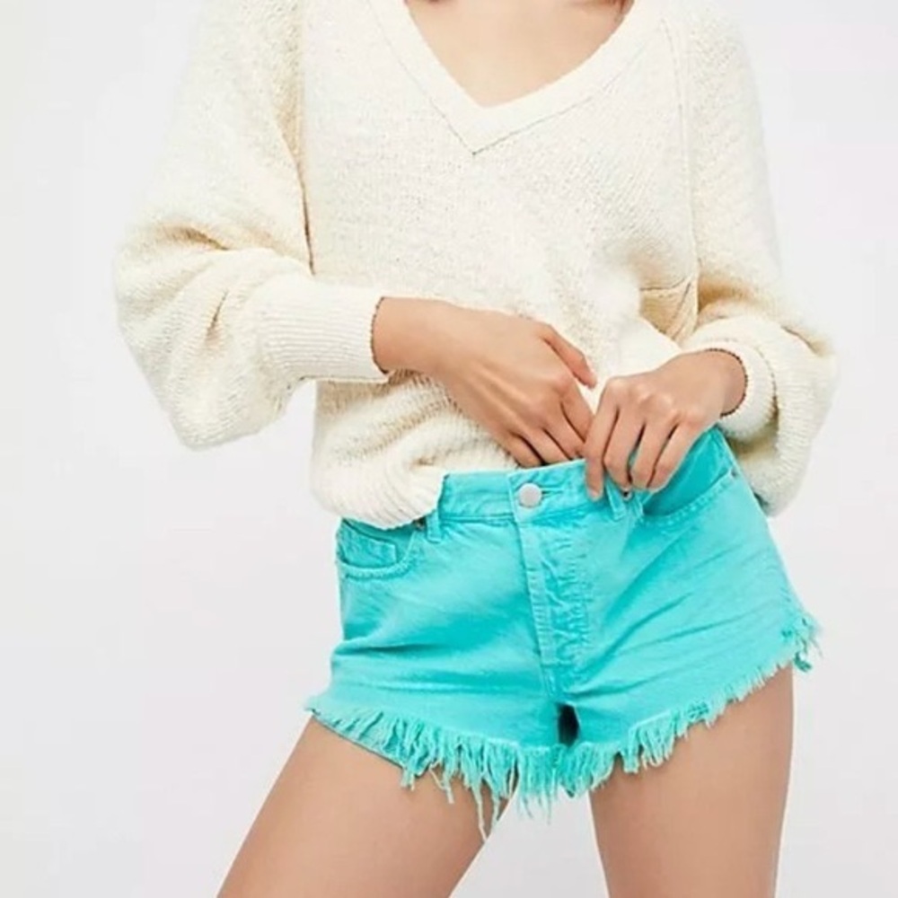 Free People We The Free Soft & Relaxed Cut Off Shorts